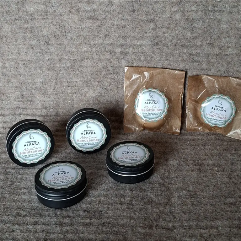 Alpaka Keratin feste Handcreme